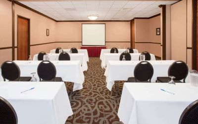 Meeting room at Wyndham Garden Schaumburg Chicago Northwest.