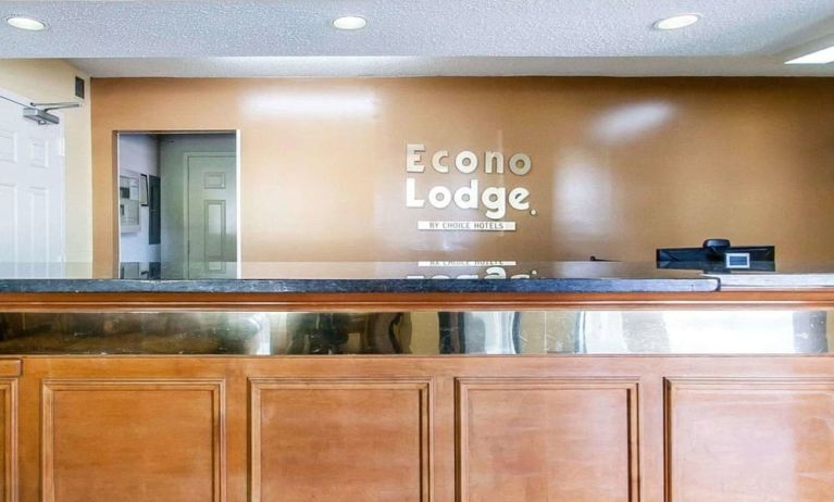 Front desk at Econo Lodge Inn & Suites Murfreesboro Shopping District.