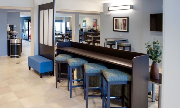 Hotel bar at WeStay Suites Belle Chasse.