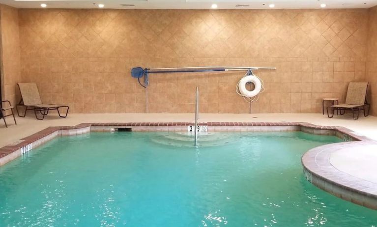 Indoor pool at Wyndham Lake Charles.