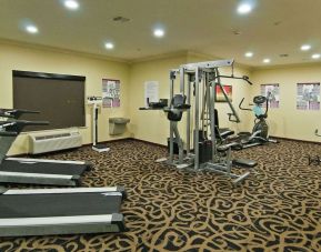 Fitness center at Wyndham Lake Charles.