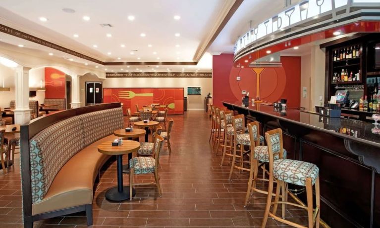 Hotel bar at Wyndham Lake Charles.