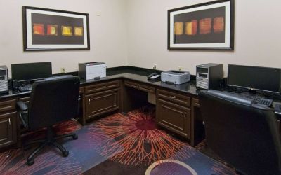 Business center at Wyndham Lake Charles.