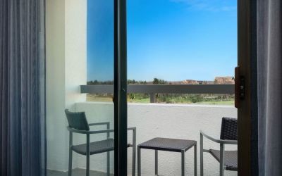 Balcony at Courtyard By Marriott Columbus Worthington.