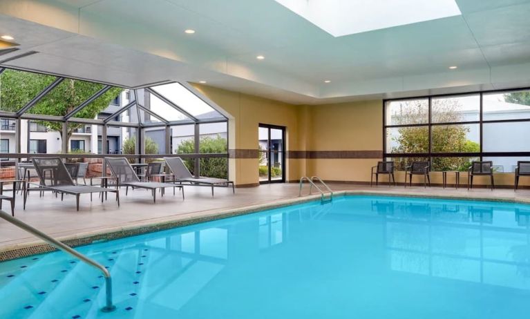 Indoor pool at Courtyard By Marriott Columbus Worthington.