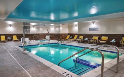Indoor pool at Fairfield Inn & Suites By Marriott Alexandria.