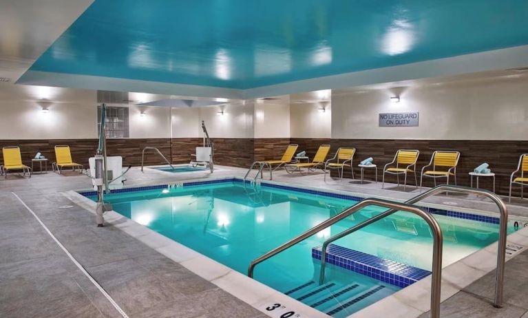 Indoor pool at Fairfield Inn & Suites By Marriott Alexandria.
