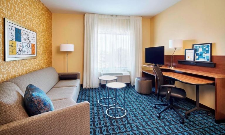 Business center at Fairfield Inn & Suites By Marriott Alexandria.