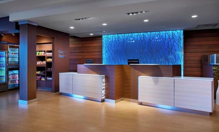 Reception desk at Fairfield Inn & Suites By Marriott Alexandria.