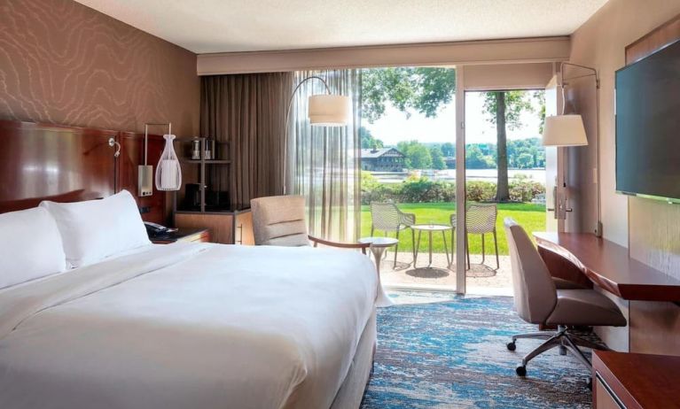 Day use room with natural light at Boston Marriott Newton.