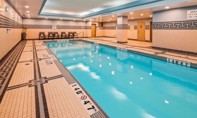 Indoor pool at Best Western Premier Toronto Airport Carlingview.