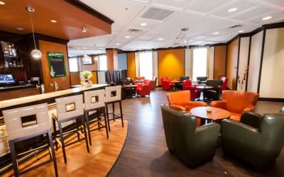 Hotel bar at Best Western Premier Toronto Airport Carlingview.