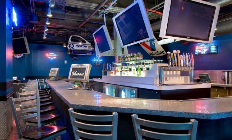 Hotel bar at Hilton Atlanta Airport.