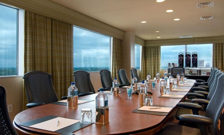Meeting room at Hilton Atlanta Airport.