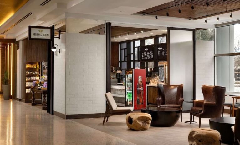 Reception hall at Hilton Atlanta Airport.