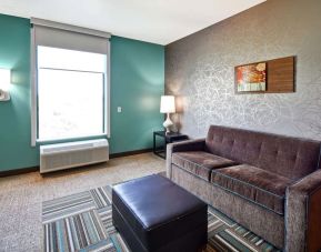 TV lounge area at Home2 Suites By Hilton El Reno.