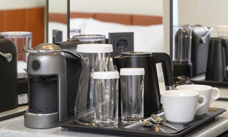 Coffee station at Hilton Dusseldorf.