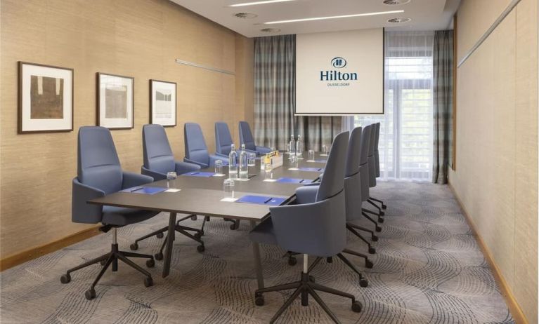 Meeting room at Hilton Dusseldorf.