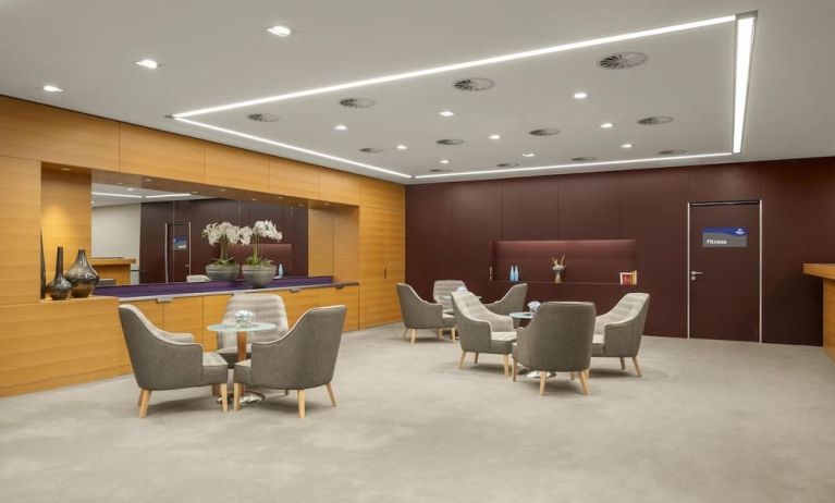 Meeting room at Hilton Dusseldorf.