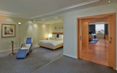 Day use room at Hilton Dusseldorf.