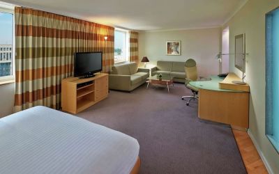 Day use room at Hilton Dusseldorf.