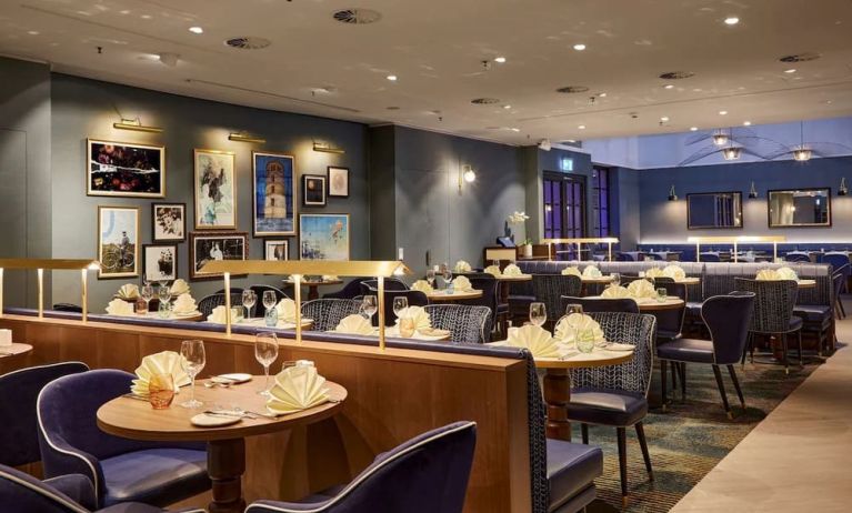 Dining room at Hilton Dusseldorf.