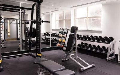 Fitness center at Conrad Dublin.