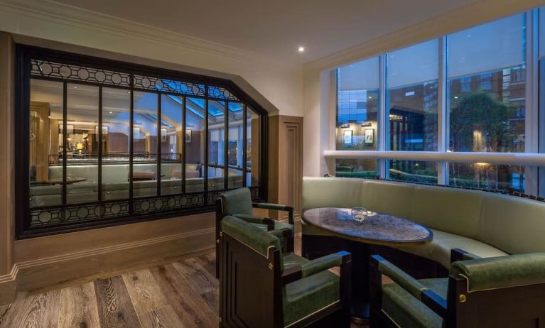 Lounge area at Conrad Dublin.
