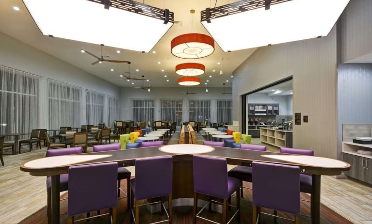 Lobby seating at Homewood Suites By Hilton Orlando Theme Parks.