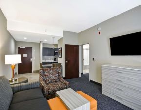 Lounge area at Homewood Suites By Hilton Orlando Theme Parks.
