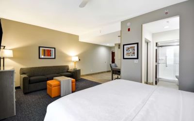 Day use room at Homewood Suites By Hilton Orlando Theme Parks.