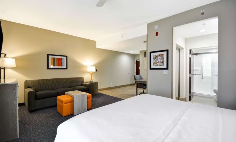 Day use room at Homewood Suites By Hilton Orlando Theme Parks.