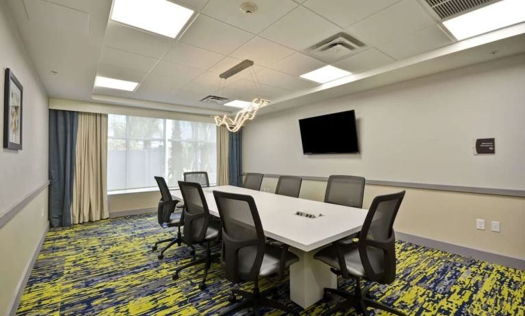 Meeting room at Homewood Suites By Hilton Orlando Theme Parks.