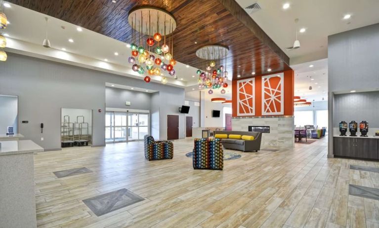 Reception hall at Homewood Suites By Hilton Orlando Theme Parks.