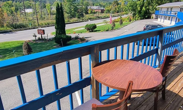 Balcony at Econo Lodge Lee - Great Barrington.