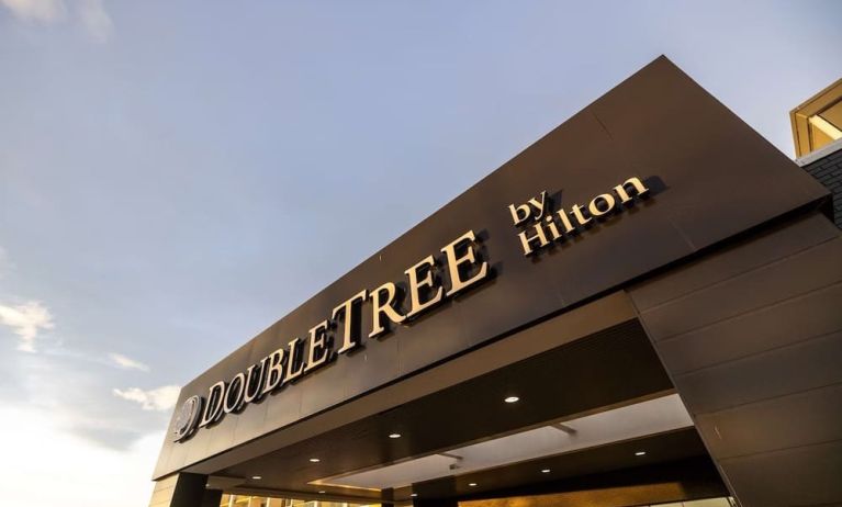 Hotel exterior at DoubleTree By Hilton Calgary North.
