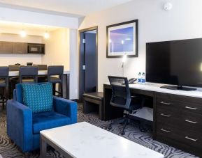 Lounge area at DoubleTree By Hilton Calgary North.