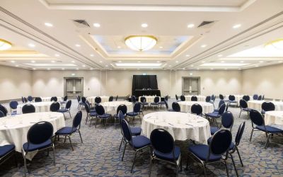 Meeting room at DoubleTree By Hilton Calgary North.