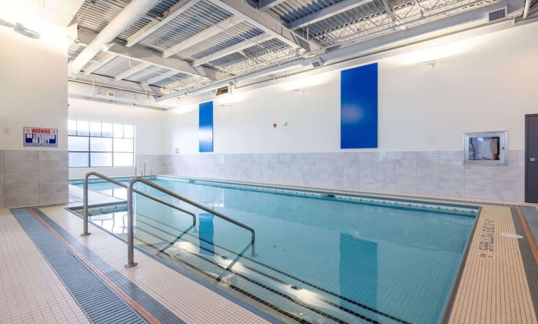 Indoor pool at DoubleTree By Hilton Calgary North.