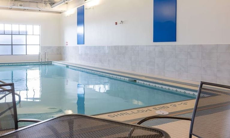 Indoor pool at DoubleTree By Hilton Calgary North.