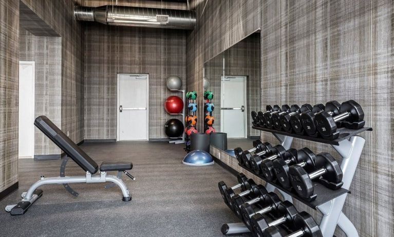 Gym at Envision Hotel Boston-Everett.