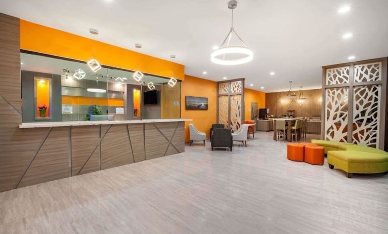 Reception at Baymont By Wyndham Houston Hobby Airport.