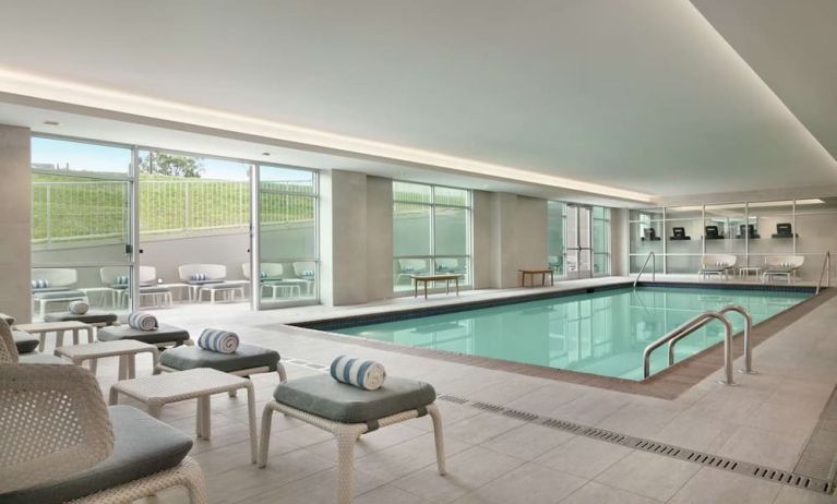 Indoor pool at Embassy Suites By Hilton Atlanta Midtown.