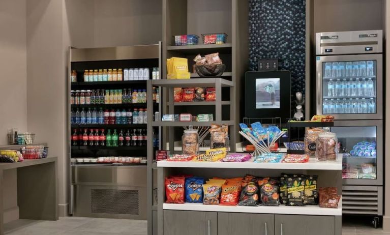 Snack bar at Embassy Suites By Hilton Atlanta Midtown.