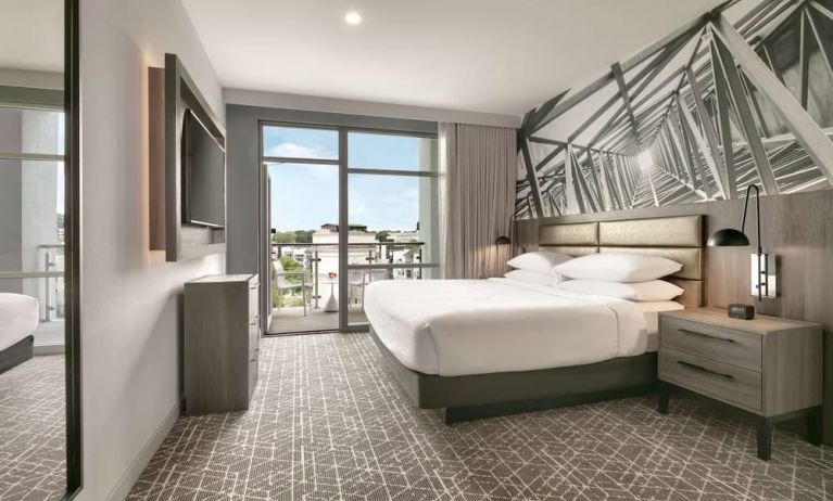 Day use room at Embassy Suites By Hilton Atlanta Midtown.