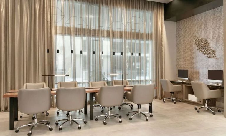 Meeting room at Embassy Suites By Hilton Atlanta Midtown.