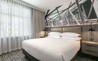 Day use room at Embassy Suites By Hilton Atlanta Midtown.