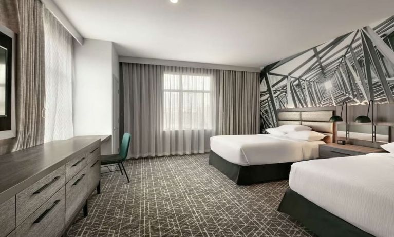Day use room at Embassy Suites By Hilton Atlanta Midtown.