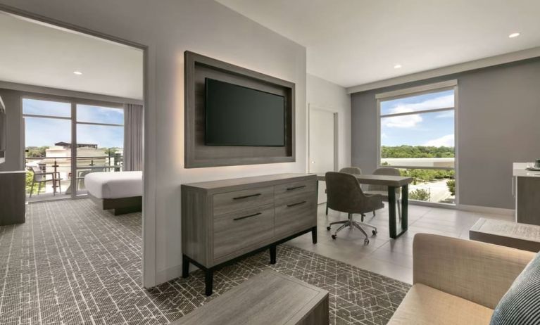 Day use room at Embassy Suites By Hilton Atlanta Midtown.