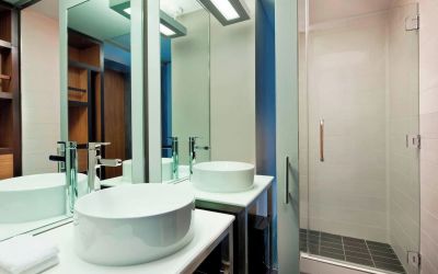 Private bathroom at Aloft Manhattan Downtown - Financial District.